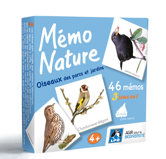 Mémo nature : oiseaux des parcs et jardins -  - Editions Betula
