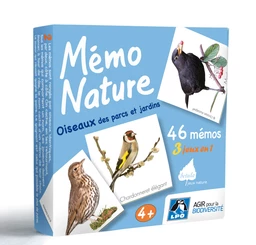 Mémo nature : oiseaux des parcs et jardins