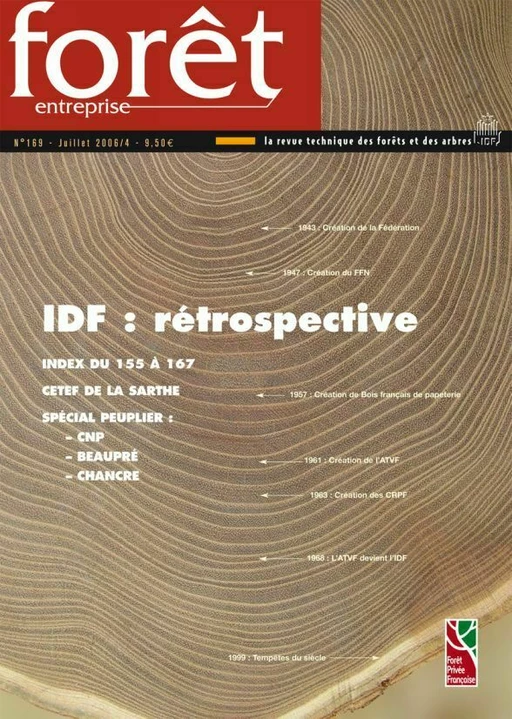 Forêt-entreprise n°169 -  CNPF-IDF - CNPF-IDF