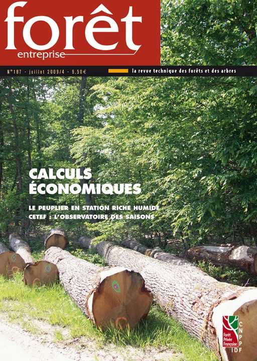 Forêt-entreprise n°187 -  CNPF-IDF - CNPF-IDF