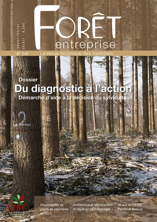 Forêt-entreprise n°214 -  CNPF-IDF - CNPF-IDF