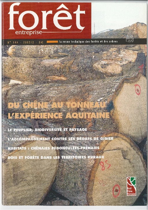 Forêt-entreprise n°144 -  CNPF-IDF - CNPF-IDF