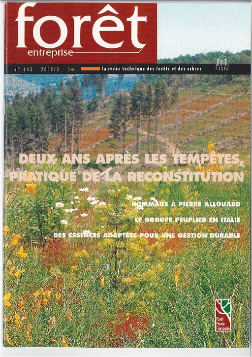 Forêt-entreprise n°145 -  CNPF-IDF - CNPF-IDF