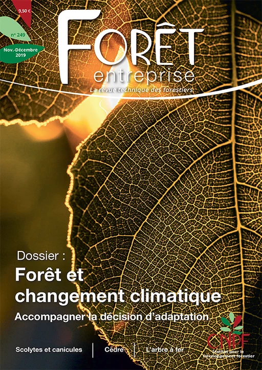 Forêt-entreprise n°249 -  CNPF-IDF - CNPF-IDF