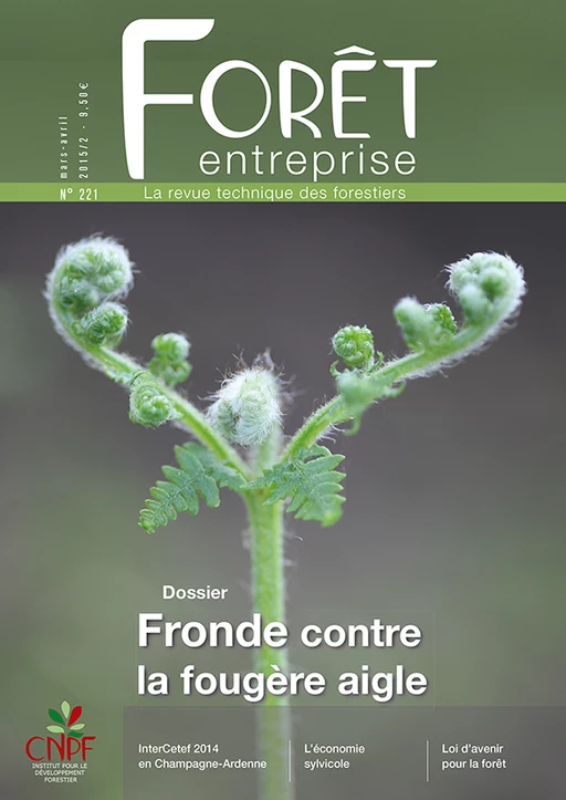 Forêt-entreprise n°221 -  CNPF-IDF - CNPF-IDF