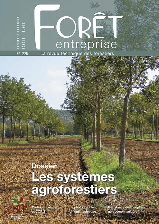 Forêt-entreprise n°225 -  CNPF-IDF - CNPF-IDF