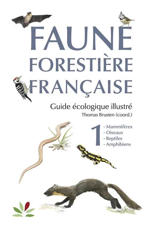 Faune forestière française  - Tome 1 : Mammifères, oiseaux, reptiles, amphibiens -  - CNPF-IDF